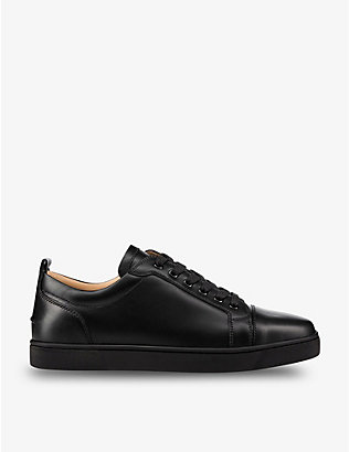 CHRISTIAN LOUBOUTIN: Louis Junior leather trainers