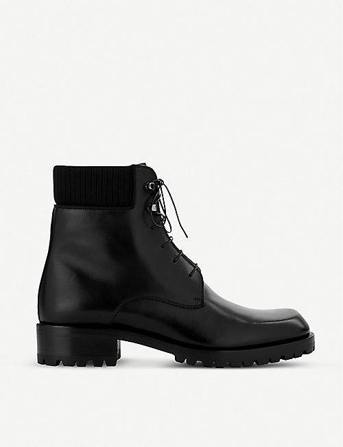 CHRISTIAN LOUBOUTIN: Trapman 20 leather ankle boots