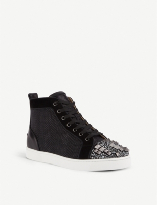 CHRISTIAN LOUBOUTIN Mixkeolouis flat vv/glit wet/tr vimini/c