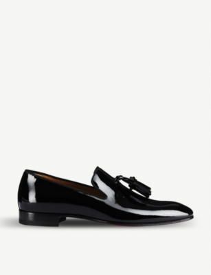 CHRISTIAN LOUBOUTIN - Dandelion Tassel patent-leather loafers