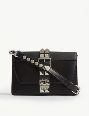 prada elektra leather mini bag