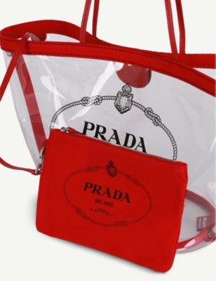 prada plexiglass tote