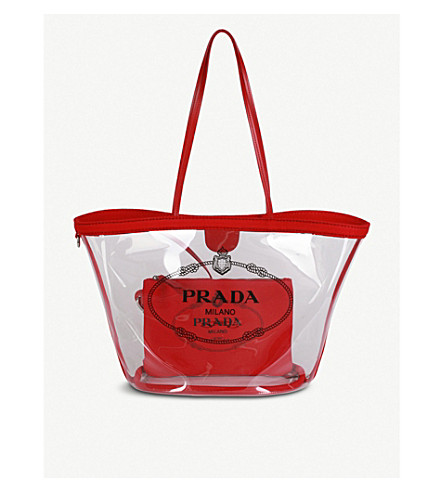 PRADA - Plexiglass tote bag | Selfridges.com