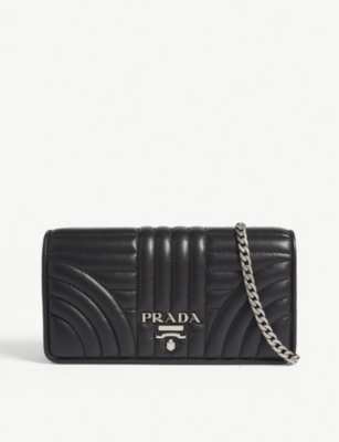 PRADA - Logo quilted-leather wallet-on 