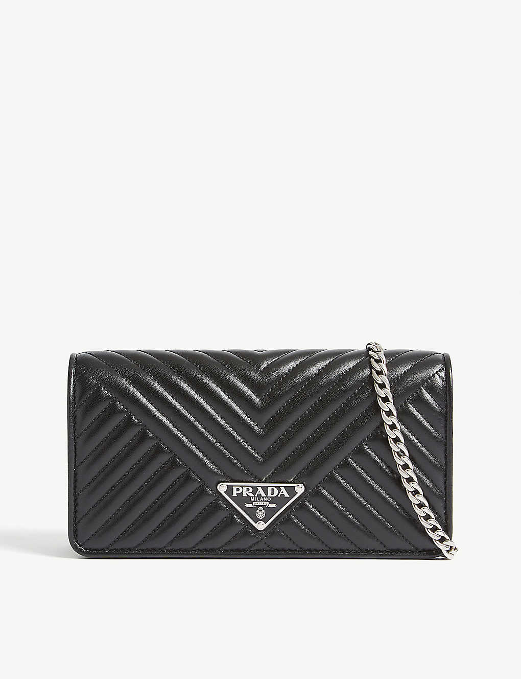 Prada Dresses Sale Quilted leather wallet on chain | STYLALY