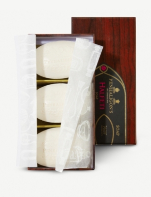 PENHALIGONS Halfeti fragranced soap pack of three