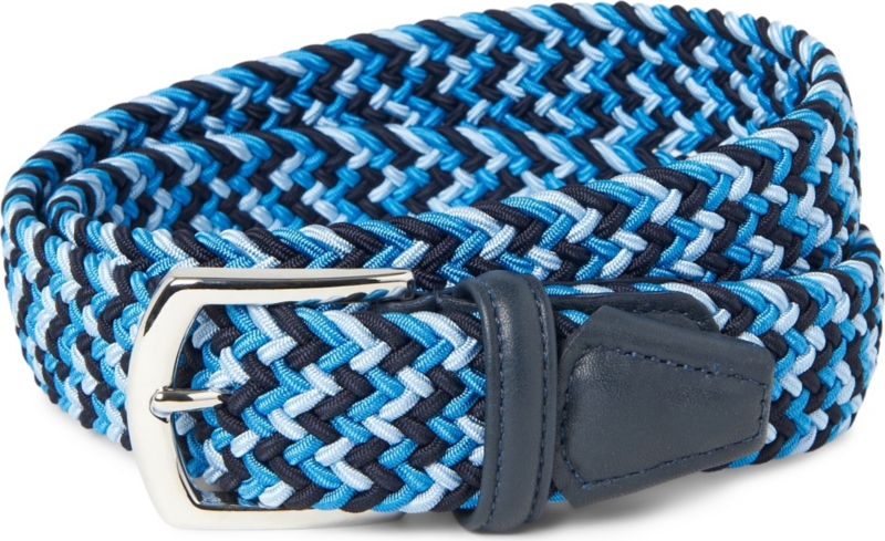 Multicoloured woven belt   ANDERSONS   Categories   Menswear 