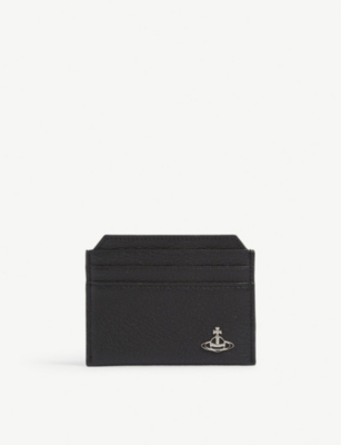 Saint Laurent Debossed Logo Cardholder in Beige