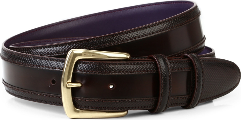 ELLIOT RHODES   Textured leather belt