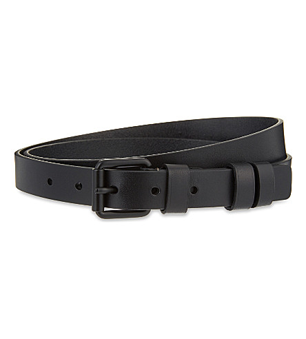TROUBADOUR   Slim leather belt
