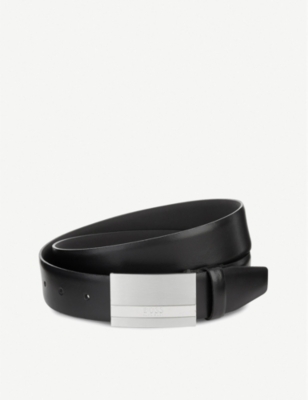 brugerdefinerede Dårligt humør mave BOSS - Baxton leather belt | Selfridges.com