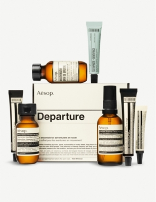 Aesop Departure Travel Set Selfridges Com