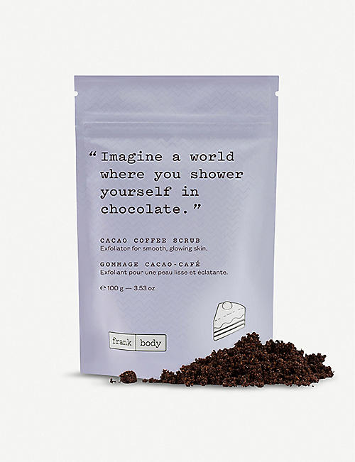FRANK BODY: Cacao Coffee Scrub 100g