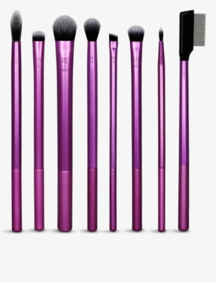 Shop Real Techniques Purple Enhanced Eyes Make-up Brush Set
