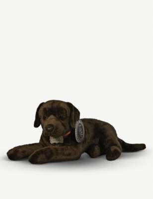 chocolate labrador plush toy