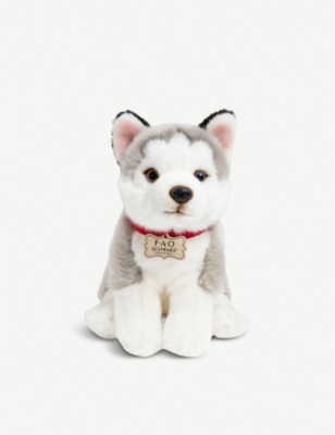 siberian husky stuffed toy