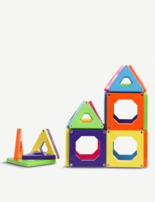 FAO SCHWARZ DISCOVERY: Toy magnetic tiles set of 24 pieces