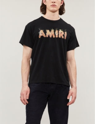 amiri fire t shirt