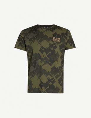 ea7 camo t shirt