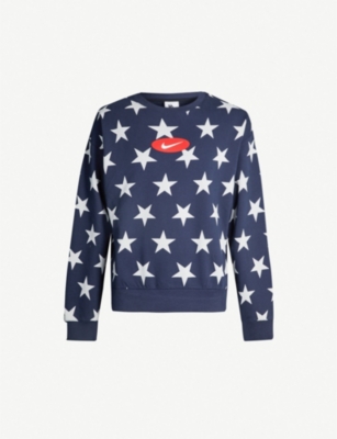 star print sweatshirt