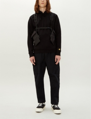 Carhartt Mens  Wip Chase Cotton-blend Jersey Hoody In Black