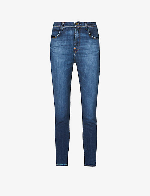 J BRAND: Alana cropped skinny mid-rise jeans