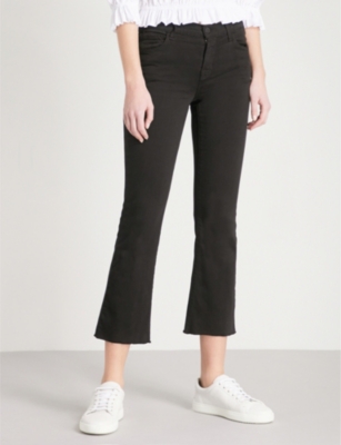 J brand selena deals cropped bootcut jeans