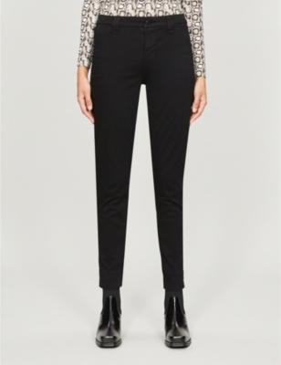 skinny cotton trousers