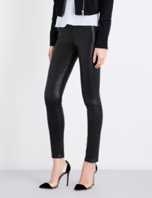 J BRAND Maria skinny leather jeans