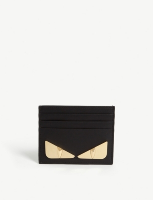 Fendi leather card clearance case