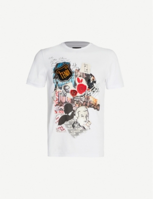 fendi t shirt selfridges