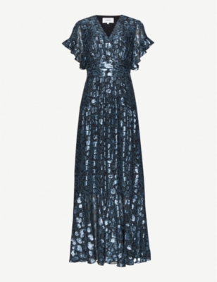 Silk Blend Maxi Dress