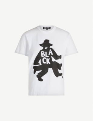 commes des garcon black t shirt