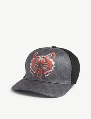 Fox logo GG supreme canvas and mesh cap