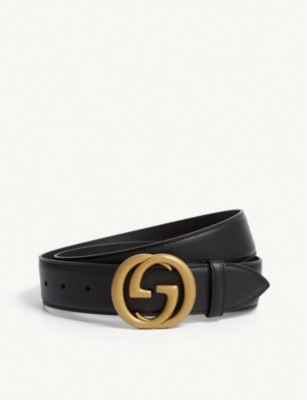 black and gold gg belt