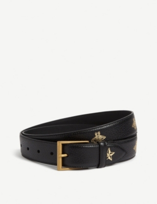 gucci belt selfridges mens