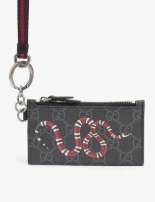 gucci lanyard card holder