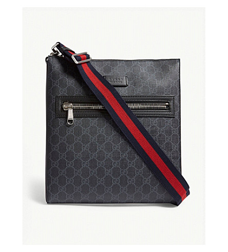 GUCCI - Web stripe strap messenger bag | Selfridges.com