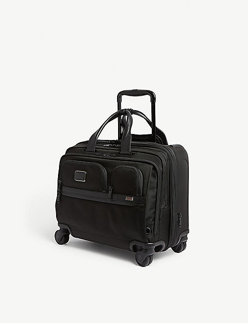 TUMI: Alpha 3 ballistic nylon laptop rolling briefcase