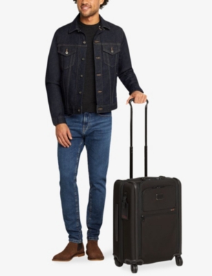 TUMI BLACK ALPHA 3 NYLON EXPANDABLE FOUR WHEEL SUITCASE 28937786