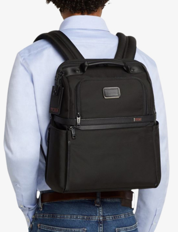 Alpha nylon slim backpack