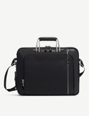 Shop Tumi Arrivé Hannover Slim Briefcase In Black