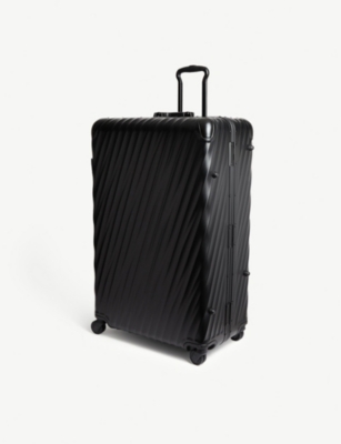 black aluminium suitcase