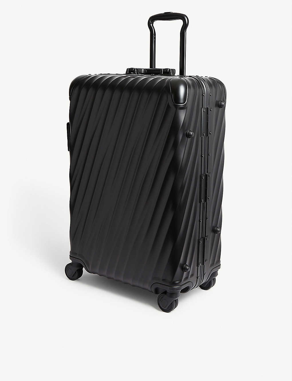 Shop Tumi Matte Black Short Trip 19 Degree Packing Four-wheel Suitcase 68cm