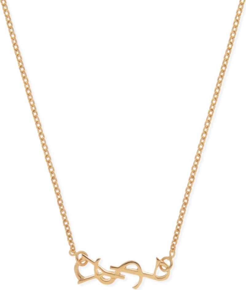 SAINT LAURENT   Monogramme necklace