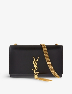 SAINT LAURENT   Monogram medium leather shoulder bag