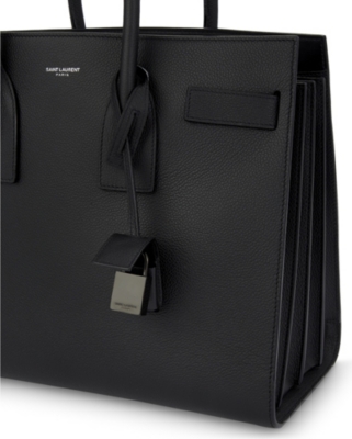 SAINT LAURENT Sac de Jour small grained leather tote