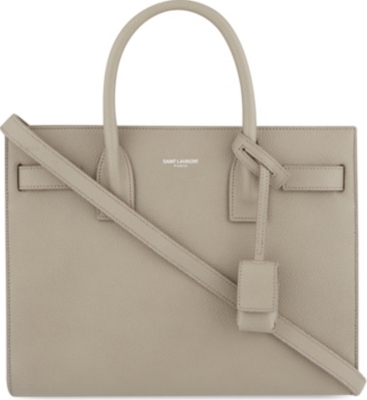 SAINT LAURENT   Sac de Jour Baby grained leather tote