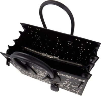 SAINT LAURENT Sac de Jour small stud leather tote