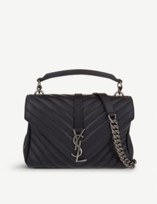 Saint laurent college outlet bag black